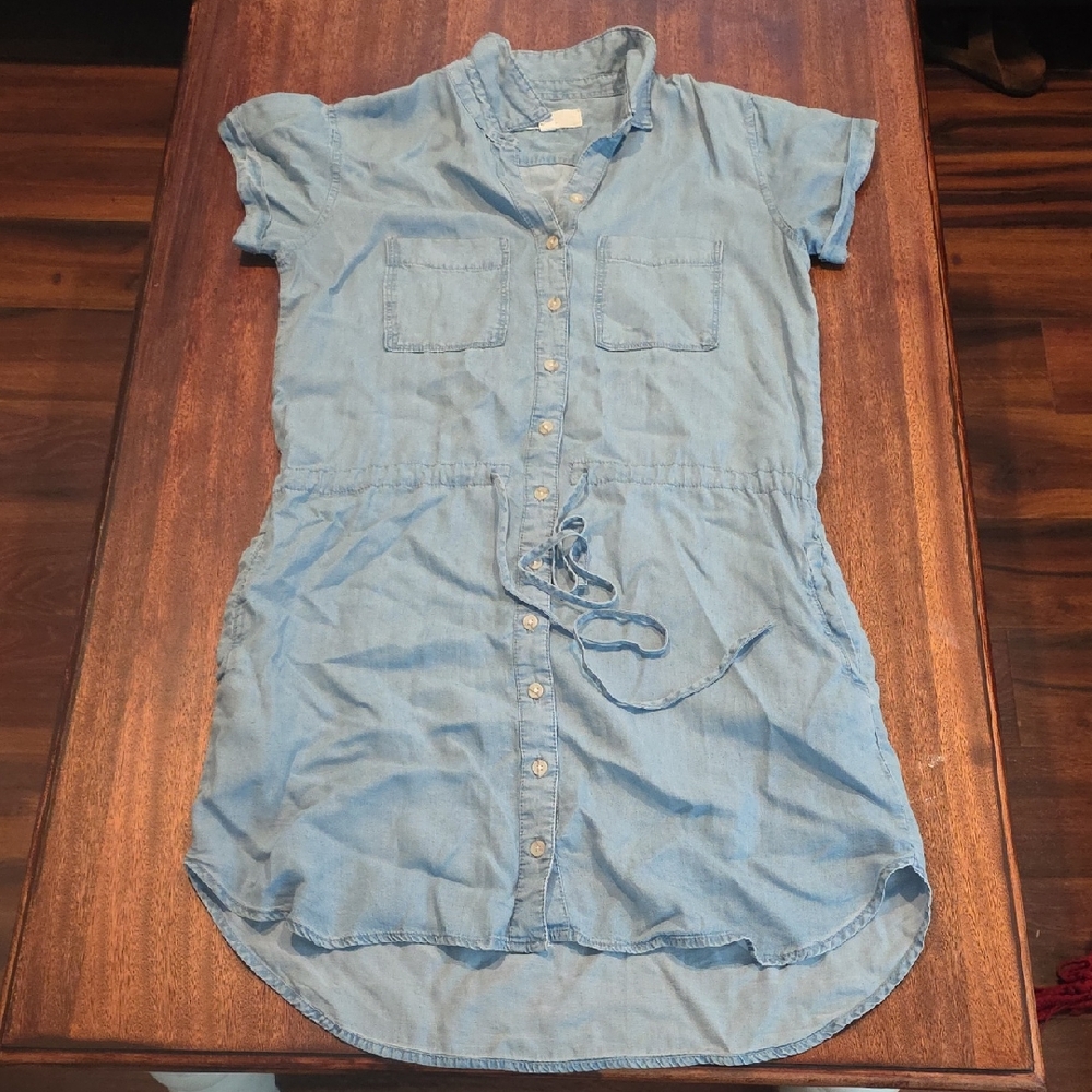 Thread & Supply Sky Blue Shirt Dress